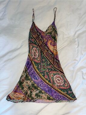 Silk Paisley Sundress